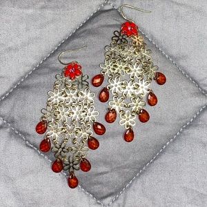 Flower Chain Earrings